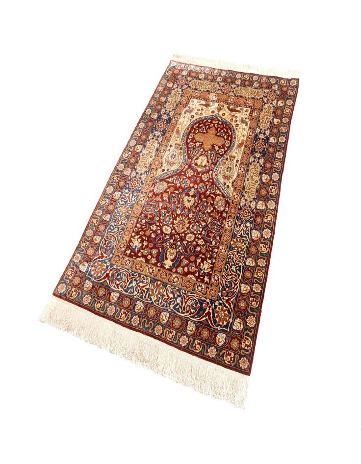 Detail image of  3' 11 x 6' 3 Kayseri Silk Rug