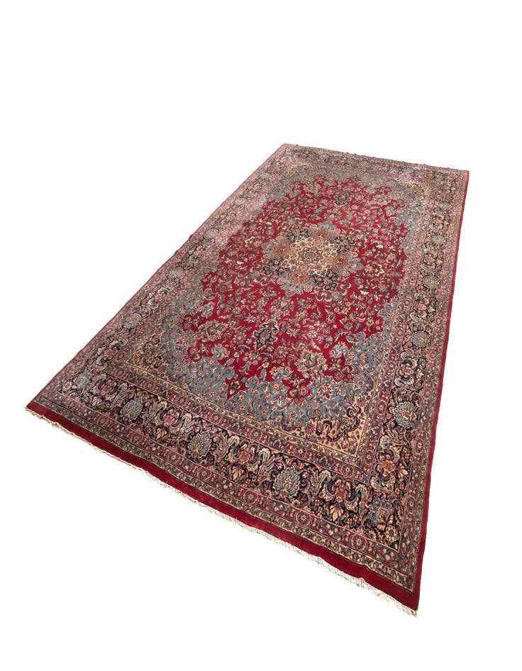 Detail image of  11' 6 x 17' 5 Kerman Wool Rug