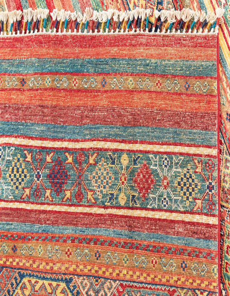 Detail image of  8' 4 x 11' 3  Hand Knotted Ariana Ziegler Oriental Rug