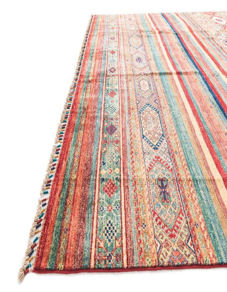 Detail image of  8' 4 x 11' 3  Hand Knotted Ariana Ziegler Oriental Rug