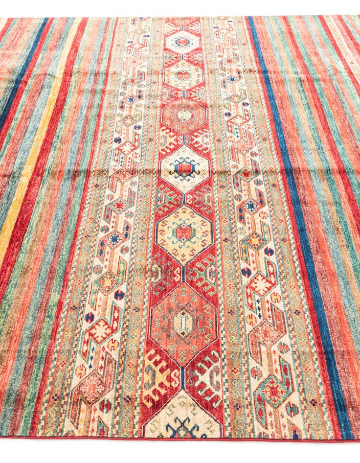 Detail image of  8' 4 x 11' 3  Hand Knotted Ariana Ziegler Oriental Rug