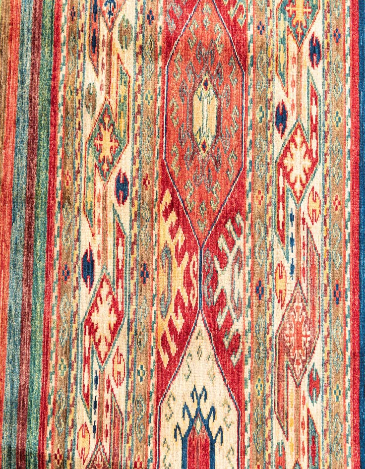 Detail image of  8' 4 x 11' 3  Hand Knotted Ariana Ziegler Oriental Rug