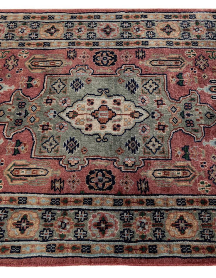 Detail image of  2' 7 x 4' 6  Hand Knotted Bokhara Wool Rug