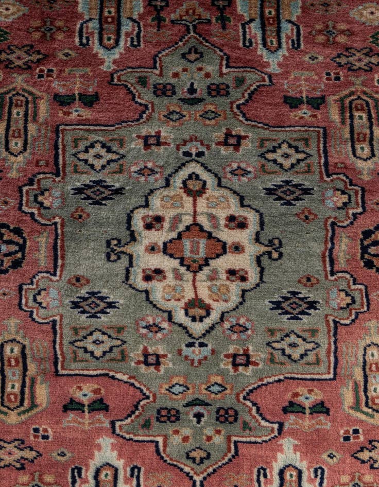 Detail image of  2' 7 x 4' 6  Hand Knotted Bokhara Wool Rug