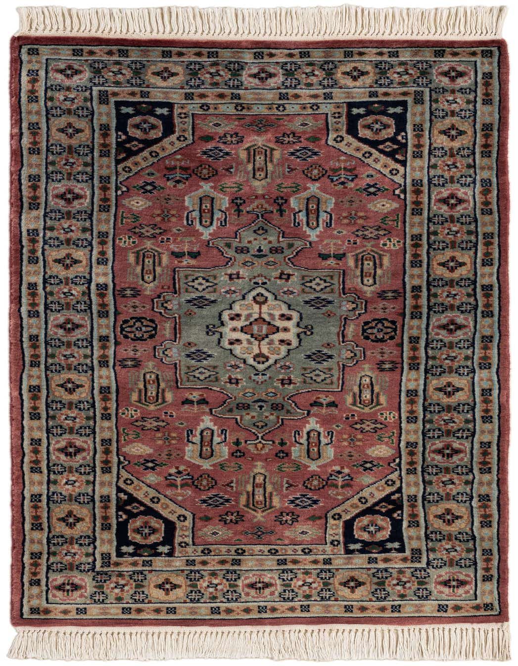 Primary image  2' 7 x 4' 6  Hand Knotted Bokhara Wool Rug