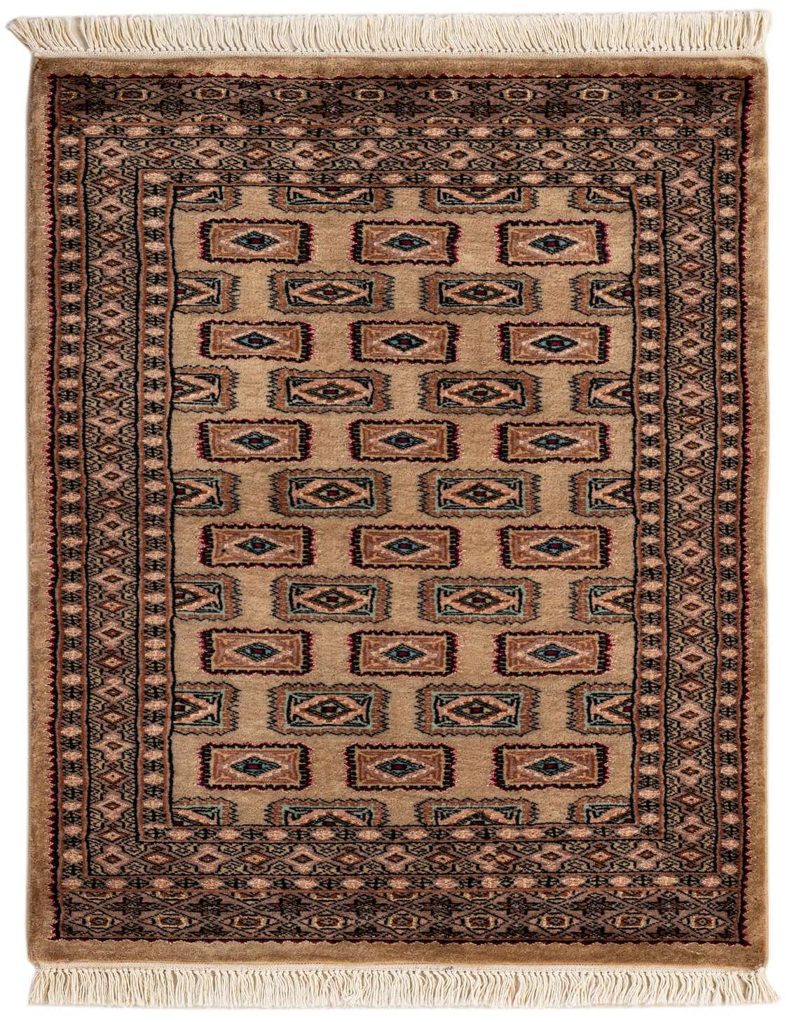 Primary image  2' 7 x 4' 4  Hand Knotted Bokhara Rug