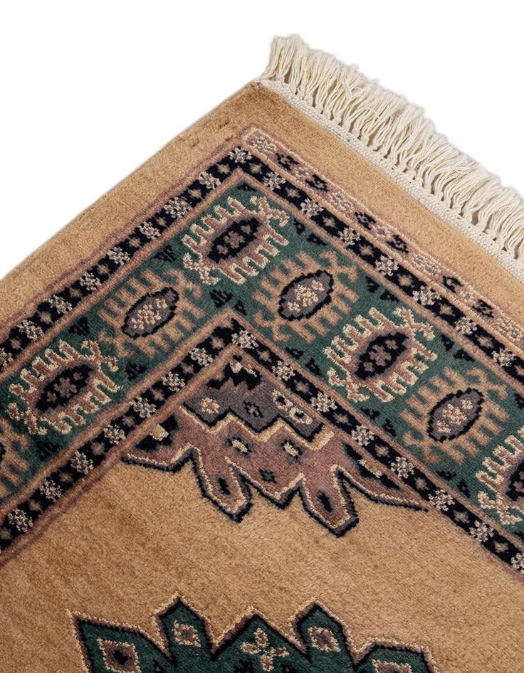 Detail image of  2' 7 x 4' 4  Hand Knotted Bokhara Rug