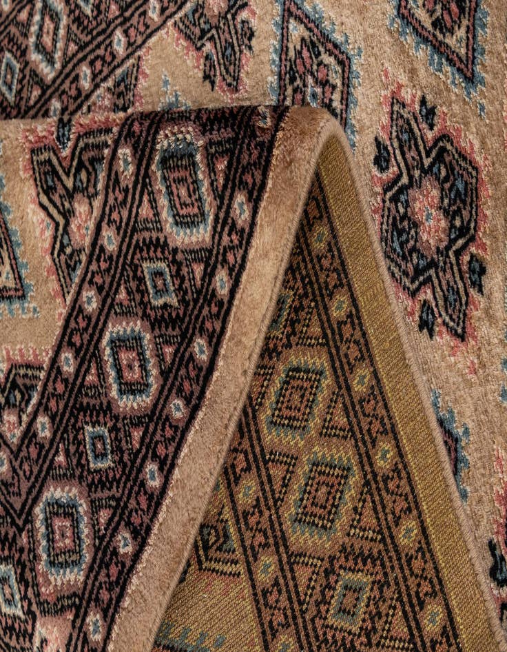 Detail image of  2' 6 x 4' 3  Hand Knotted Bokhara Rug