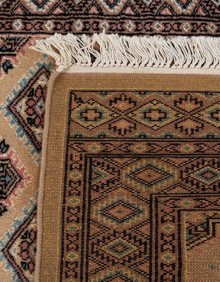 Detail image of  2' 6 x 4' 3  Hand Knotted Bokhara Rug