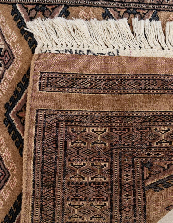 Detail image of  2' 6 x 4' 1  Hand Knotted Bokhara Rug