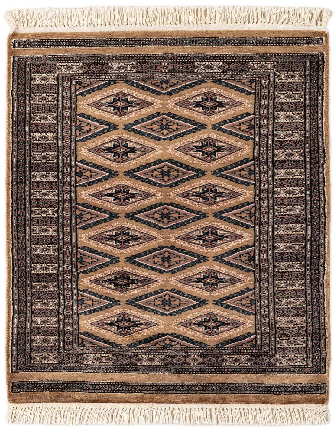 Primary image  2' 6 x 4' 1  Hand Knotted Bokhara Rug