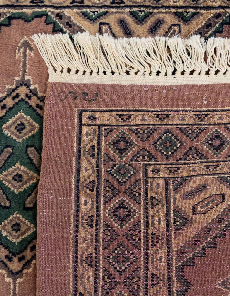 Detail image of  2' 7 x 3' 8  Hand Knotted Bokhara Rug