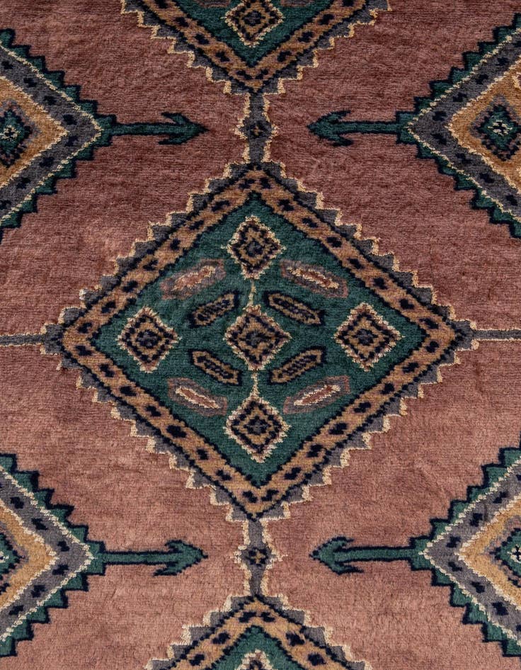 Detail image of  2' 6 x 4' 2  Hand Knotted Bokhara Rug