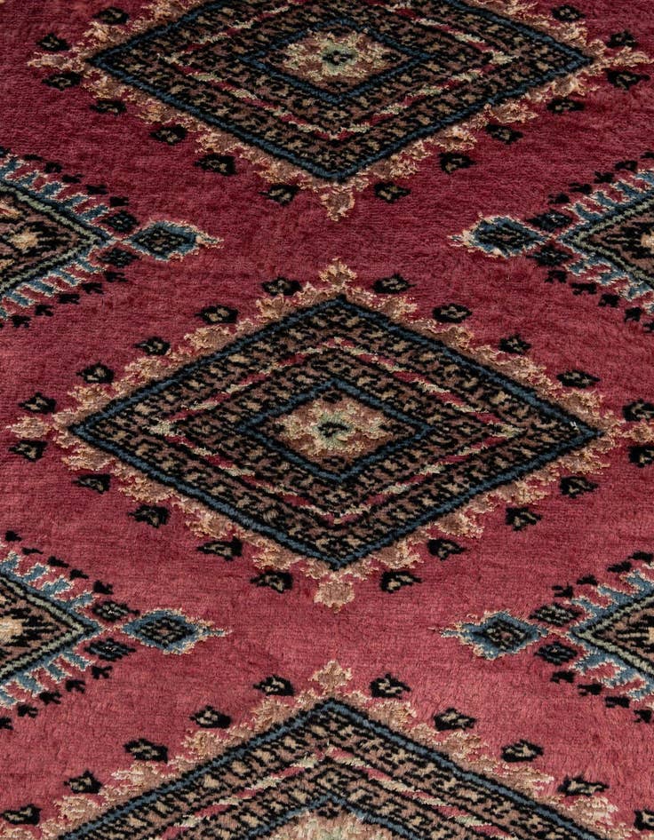 Detail image of  2' 7 x 3' 8  Hand Knotted Bokhara Rug