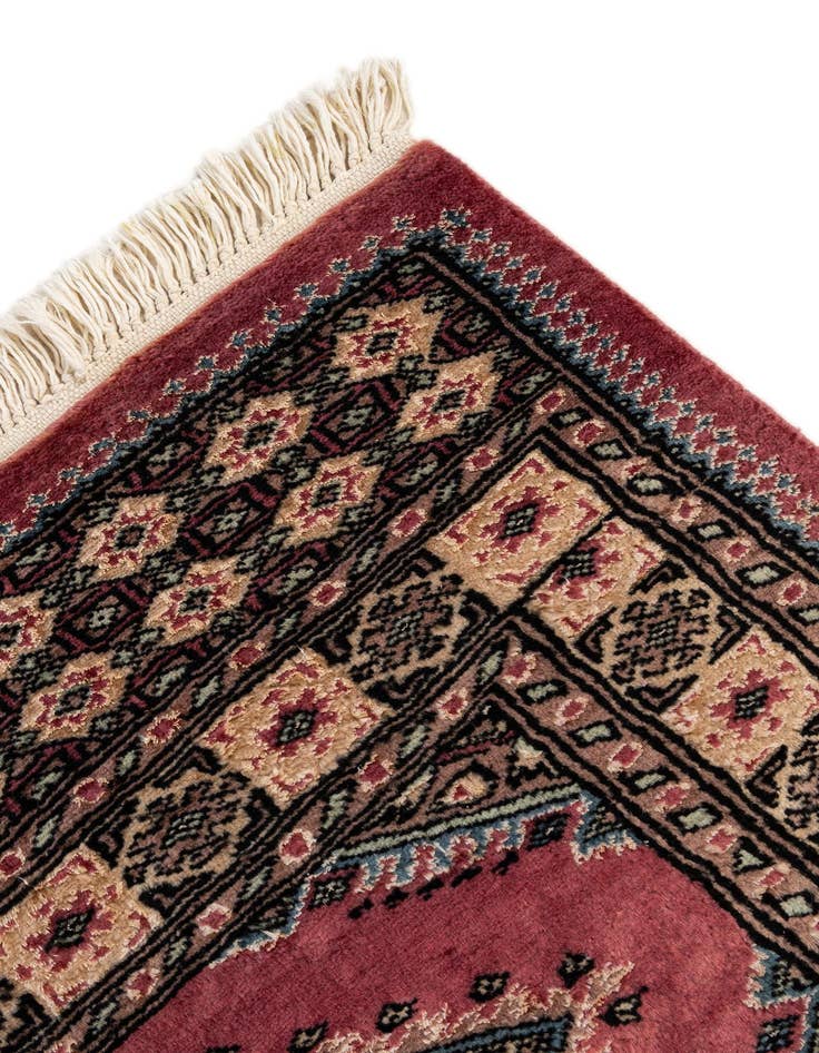 Detail image of  2' 7 x 3' 8  Hand Knotted Bokhara Rug