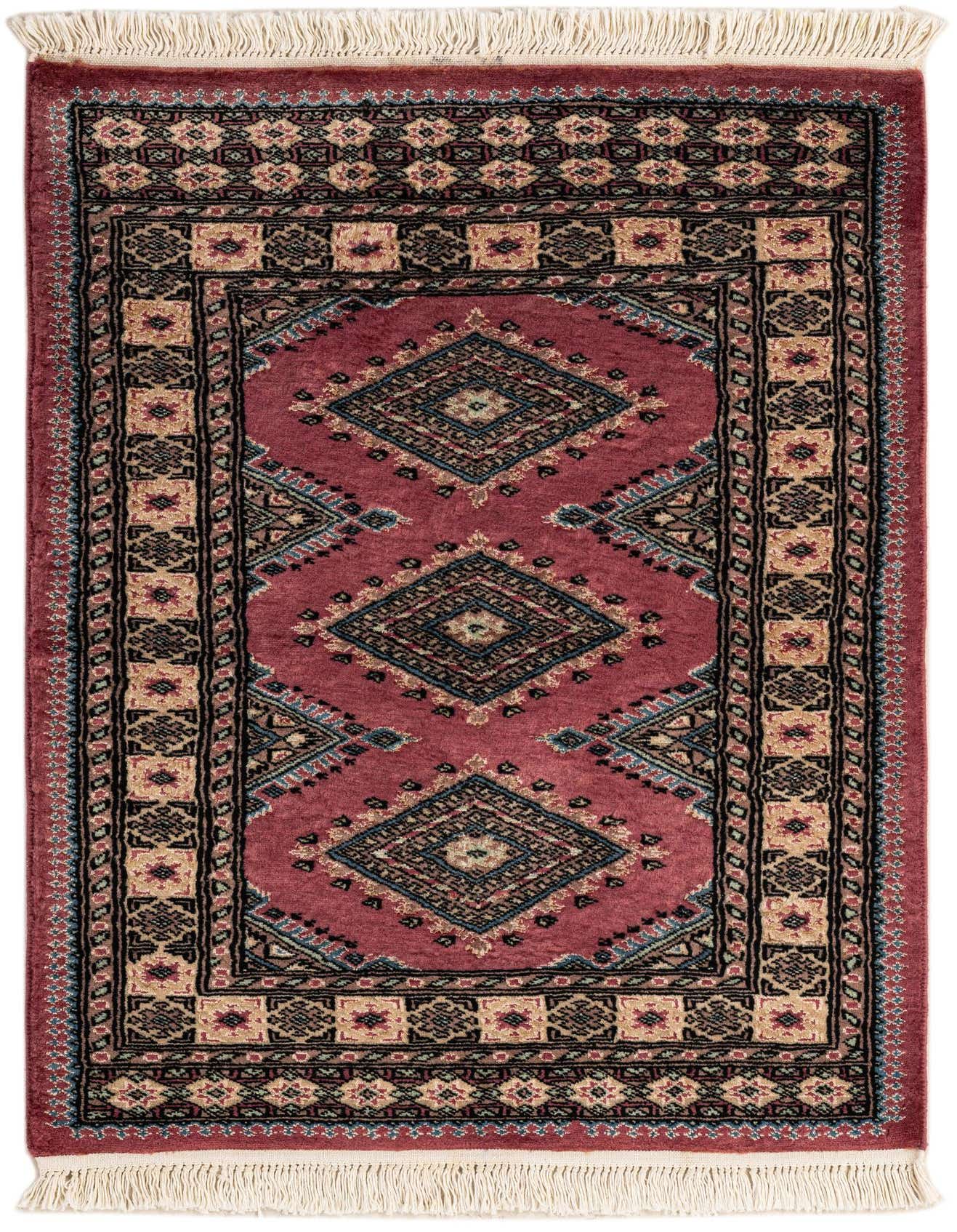 Primary image  2' 7 x 3' 8  Hand Knotted Bokhara Rug