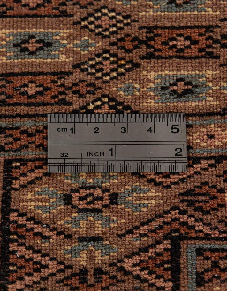 Detail image of  2' 6 x 3' 10  Hand Knotted Bokhara Wool Rug