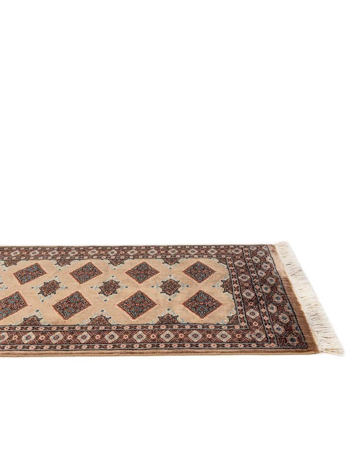 Detail image of  2' 6 x 3' 10  Hand Knotted Bokhara Wool Rug