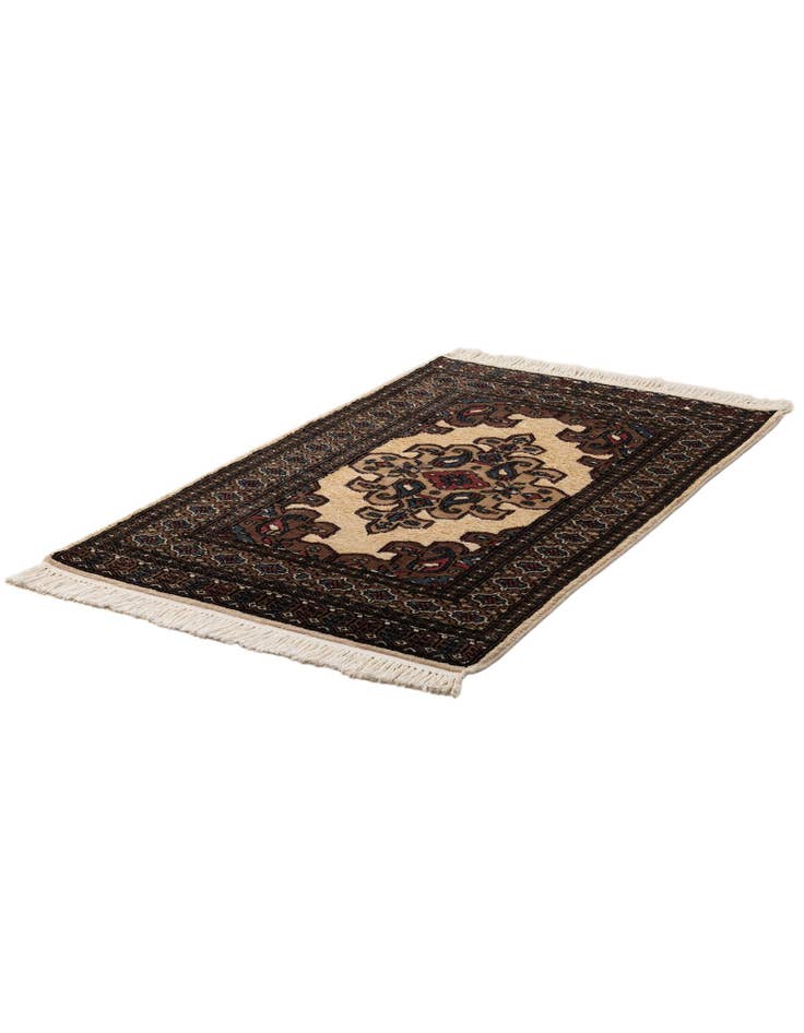 Detail image of  2' 6 x 4' 3  Hand Knotted Bokhara Rug