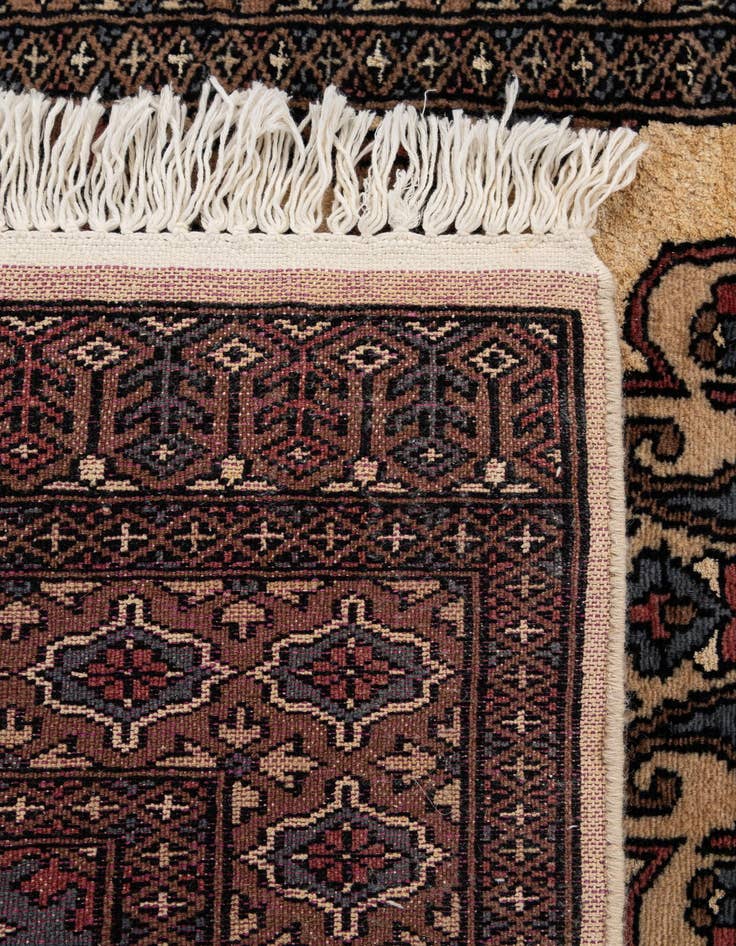 Detail image of  2' 6 x 4' 3  Hand Knotted Bokhara Rug