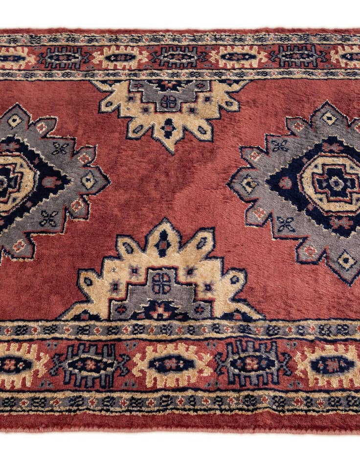 Detail image of  2' 7 x 4' 3  Hand Knotted Bokhara Rug