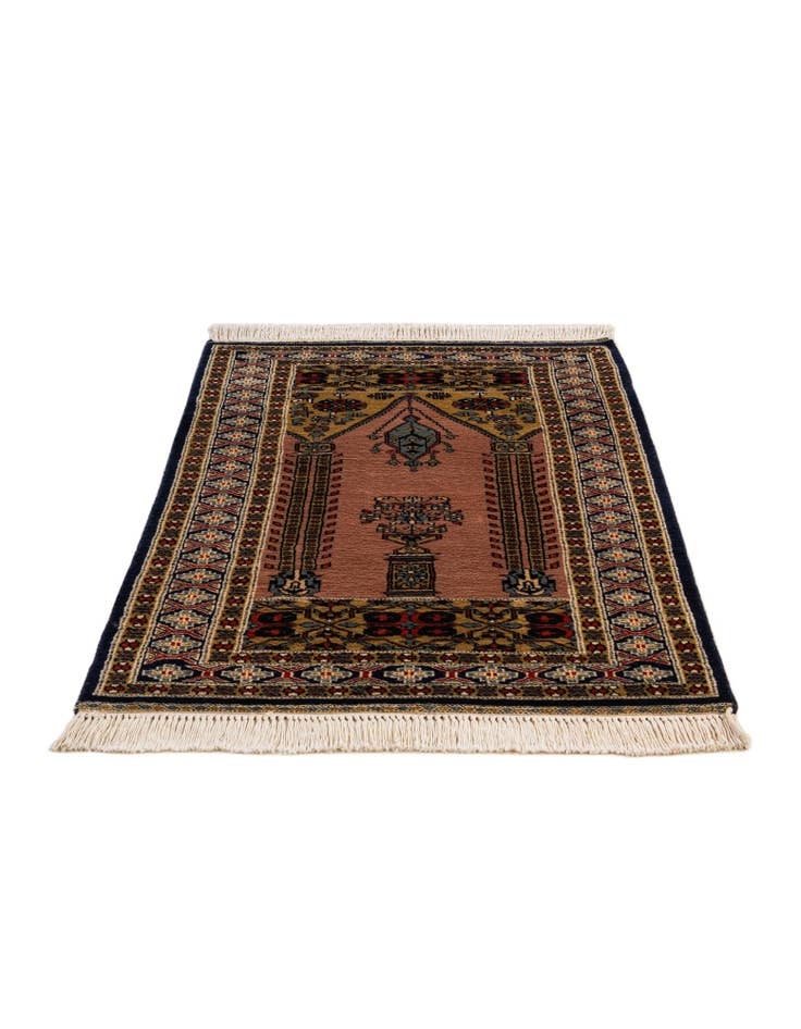 Detail image of  2' 8 x 4' 2  Hand Knotted Bokhara Wool Rug