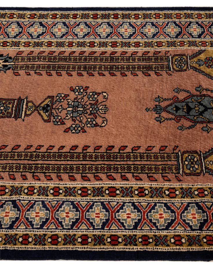 Detail image of  2' 8 x 4' 2  Hand Knotted Bokhara Wool Rug