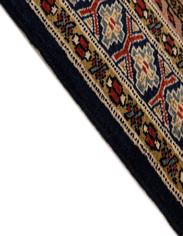 Detail image of  2' 8 x 4' 2  Hand Knotted Bokhara Wool Rug