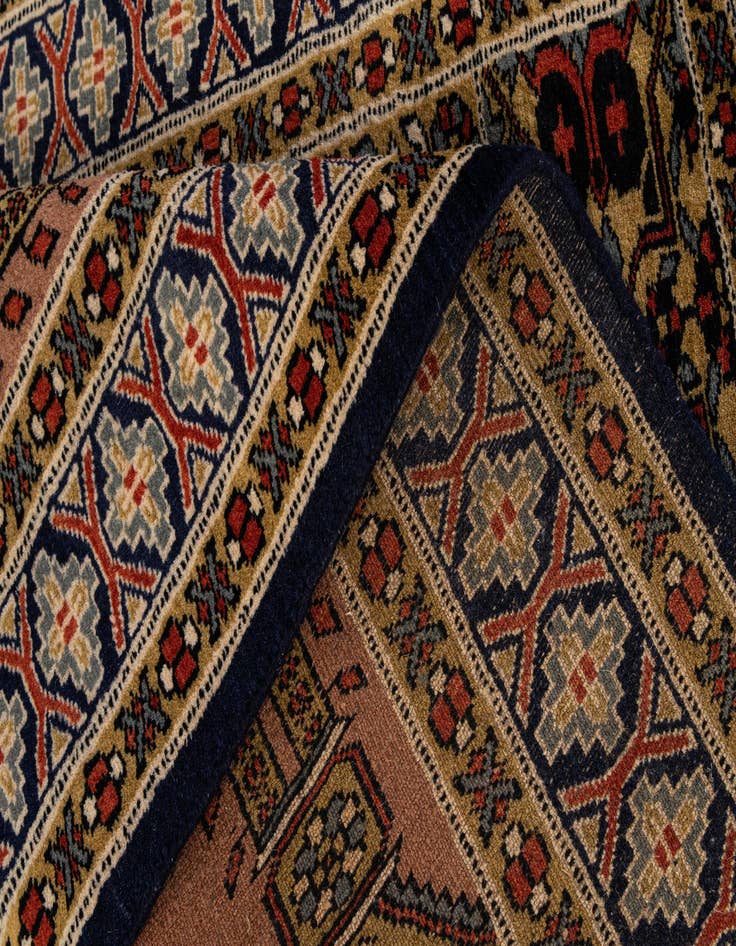 Detail image of  2' 8 x 4' 2  Hand Knotted Bokhara Wool Rug