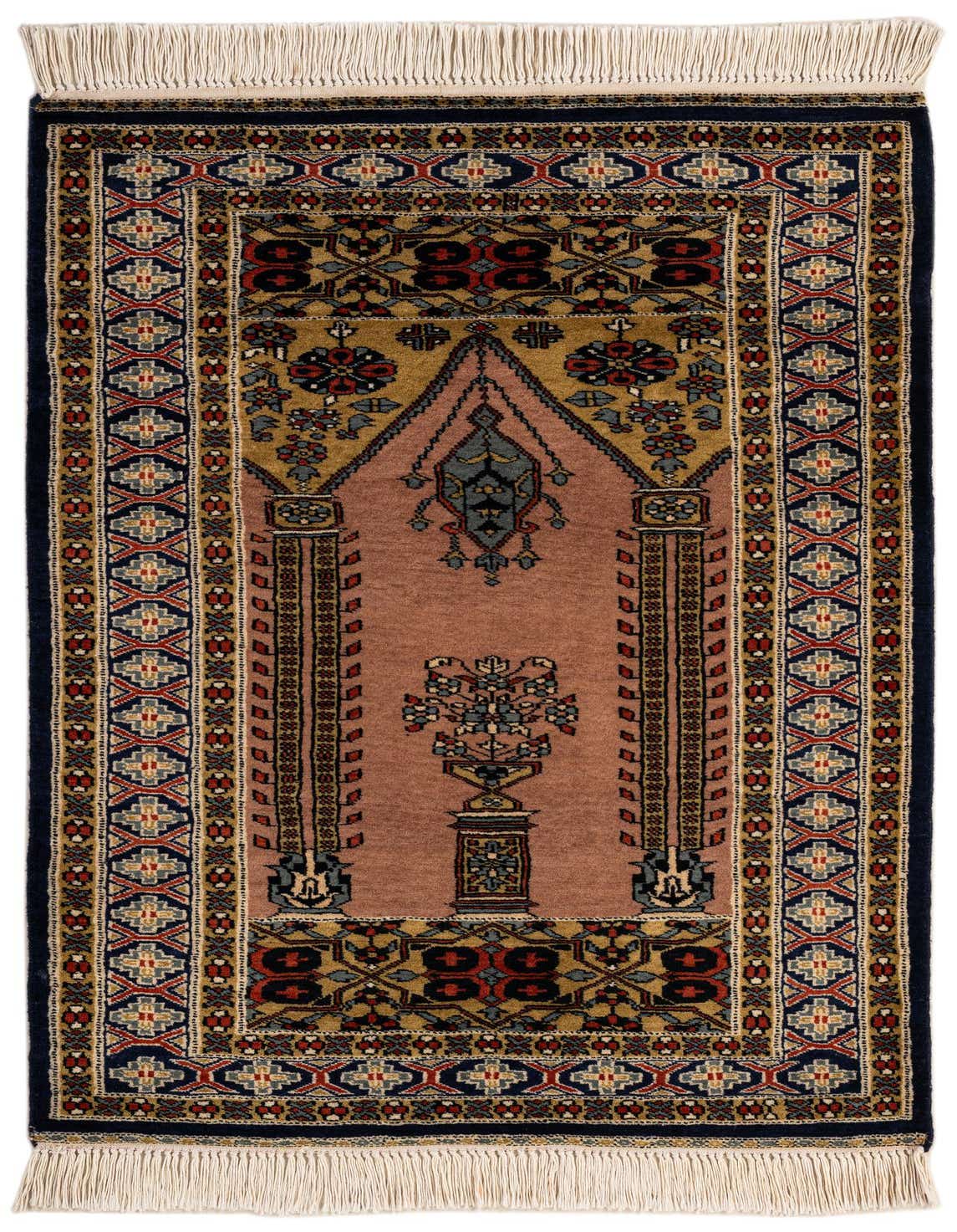 Primary image  2' 8 x 4' 2  Hand Knotted Bokhara Wool Rug