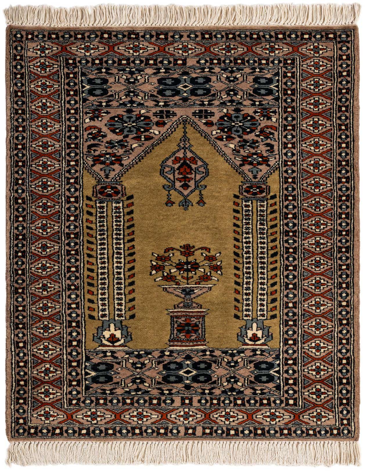 Primary image  2' 8 x 3' 10  Hand Knotted Bokhara Wool Rug