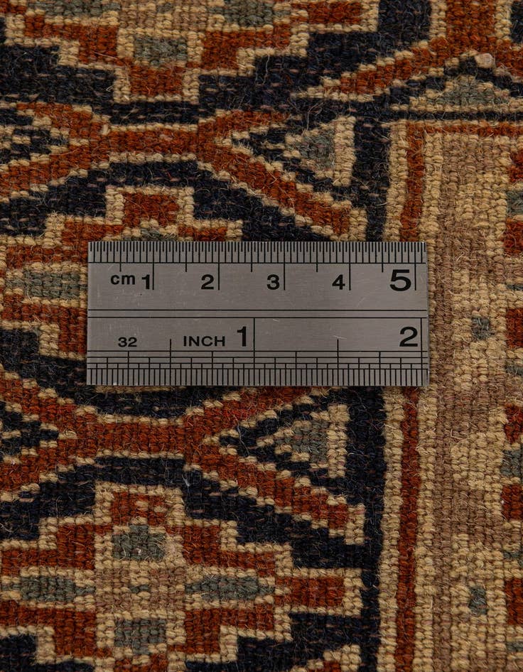 Detail image of  2' 6 x 4' 4  Hand Knotted Bokhara Wool Rug