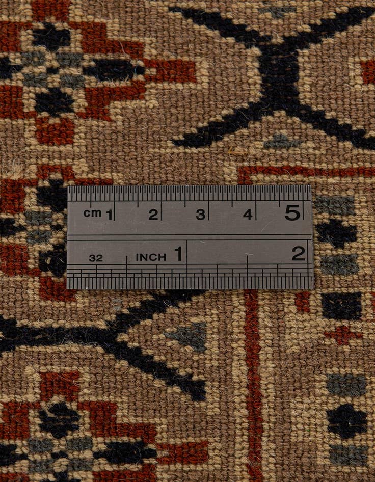 Detail image of  2' 7 x 4' 2  Hand Knotted Bokhara Wool Rug