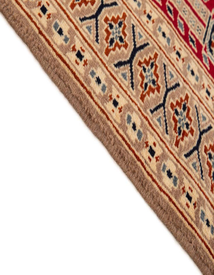 Detail image of  2' 7 x 4' 2  Hand Knotted Bokhara Wool Rug