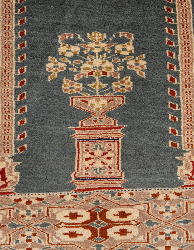 Detail image of  2' 9 x 4' 1  Hand Knotted Bokhara Wool Rug