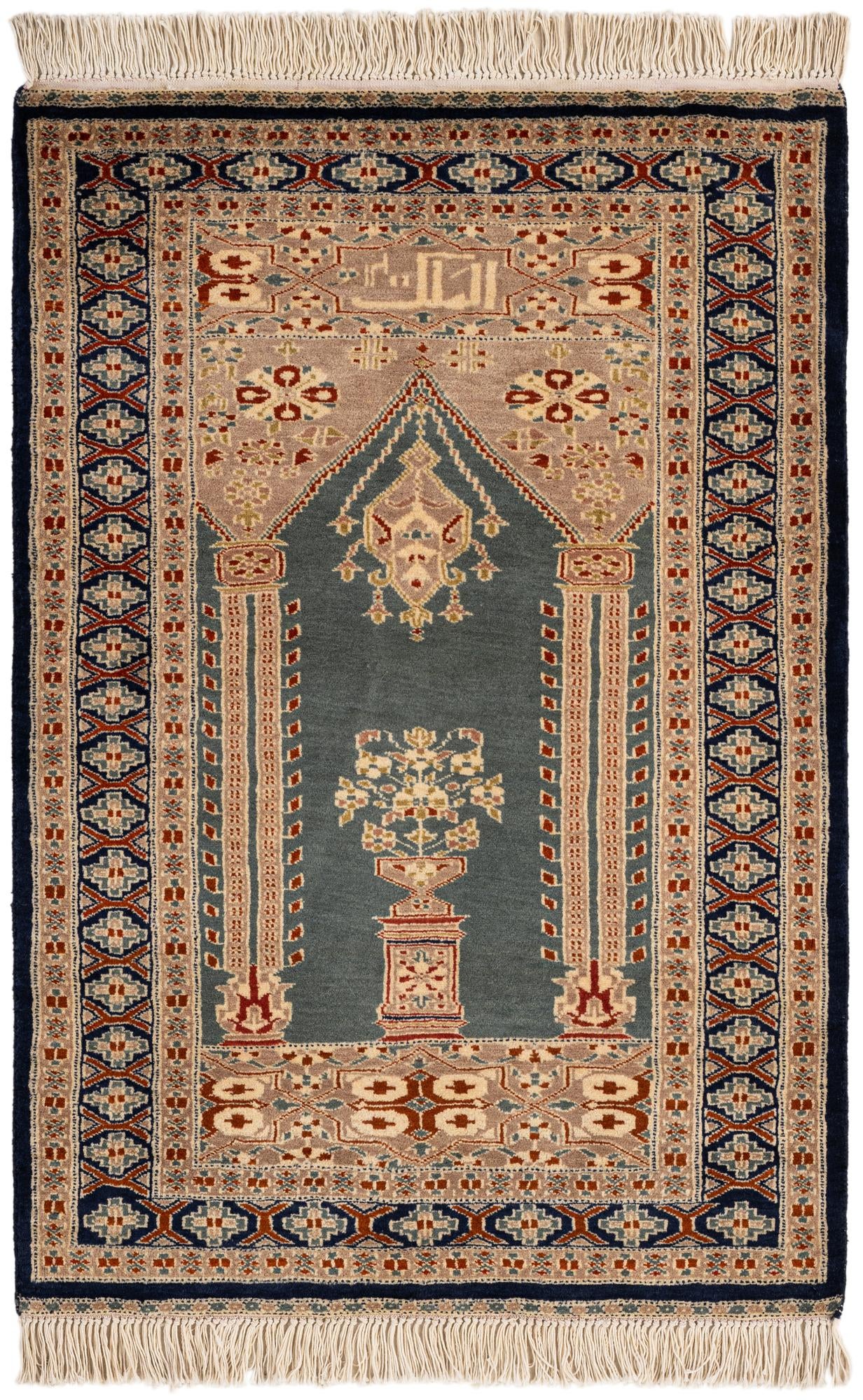  2' 9 x 4' 1  Hand Knotted Bokhara Wool Rug