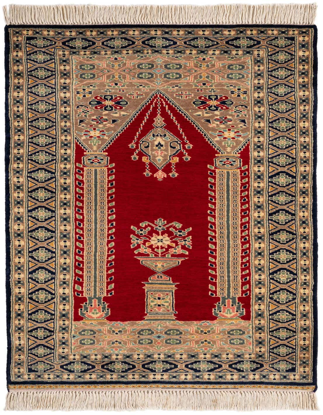 Primary image  2' 8 x 4' 4  Hand Knotted Bokhara Wool Rug