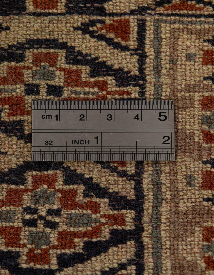Detail image of  2' 7 x 4' 6  Hand Knotted Bokhara Wool Rug