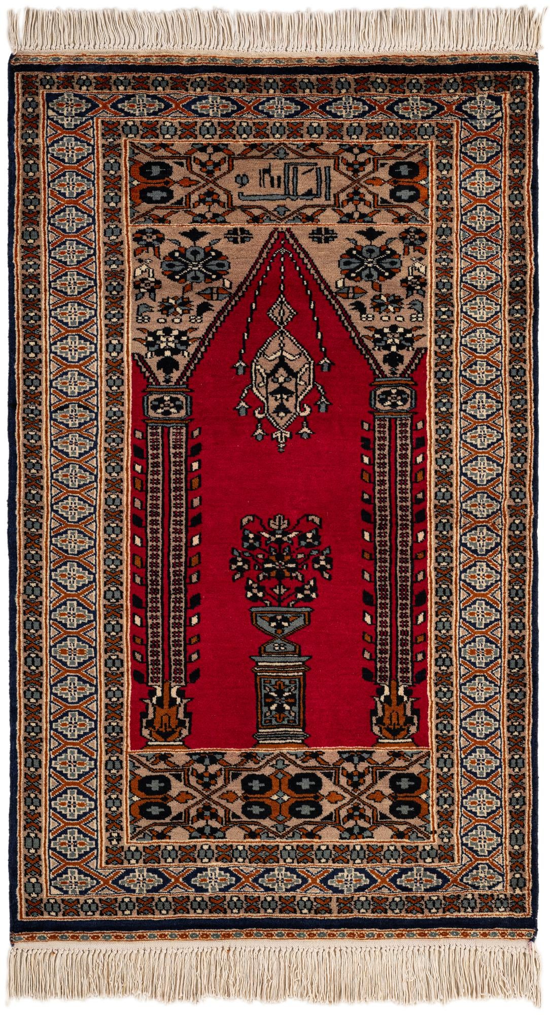  2' 9 x 4' 6  Hand Knotted Bokhara Wool Rug