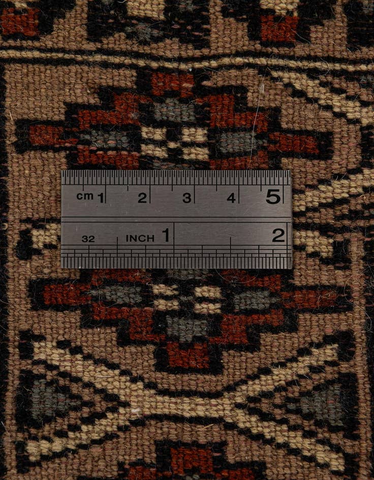 Detail image of  2' 7 x 4' 4  Hand Knotted Bokhara Wool Rug