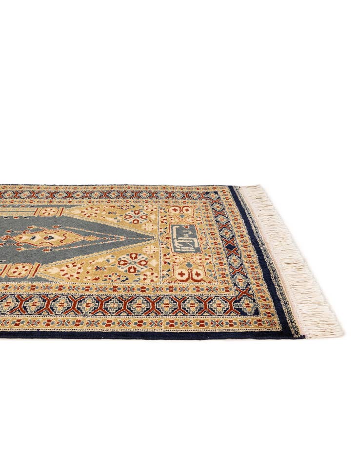 Detail image of  2' 7 x 4'  Hand Knotted Bokhara Wool Rug