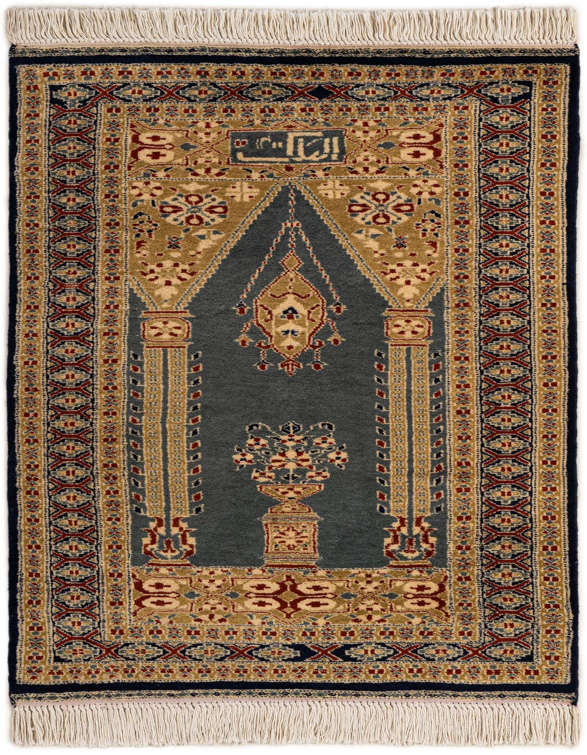 Primary image  2' 7 x 4'  Hand Knotted Bokhara Wool Rug