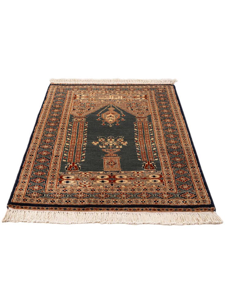 Detail image of  2' 8 x 4' 3  Hand Knotted Bokhara Wool Rug