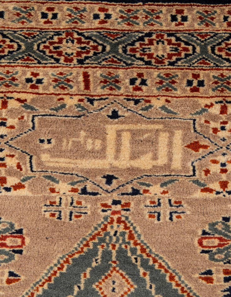 Detail image of  2' 8 x 4' 3  Hand Knotted Bokhara Wool Rug