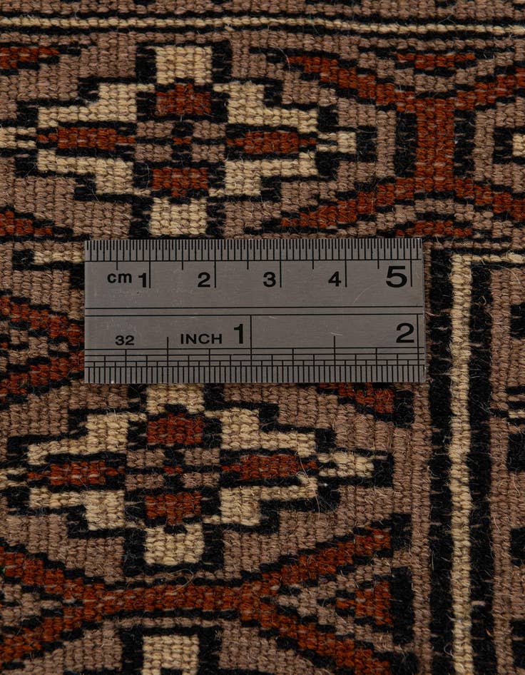 Detail image of  2' 7 x 3' 11  Hand Knotted Bokhara Wool Rug