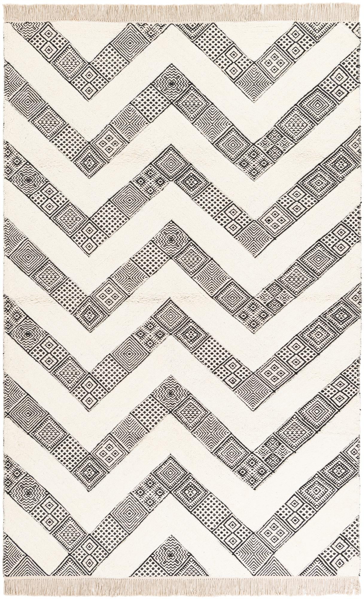  5' x 8'  Hand Woven Braided Jute Rug