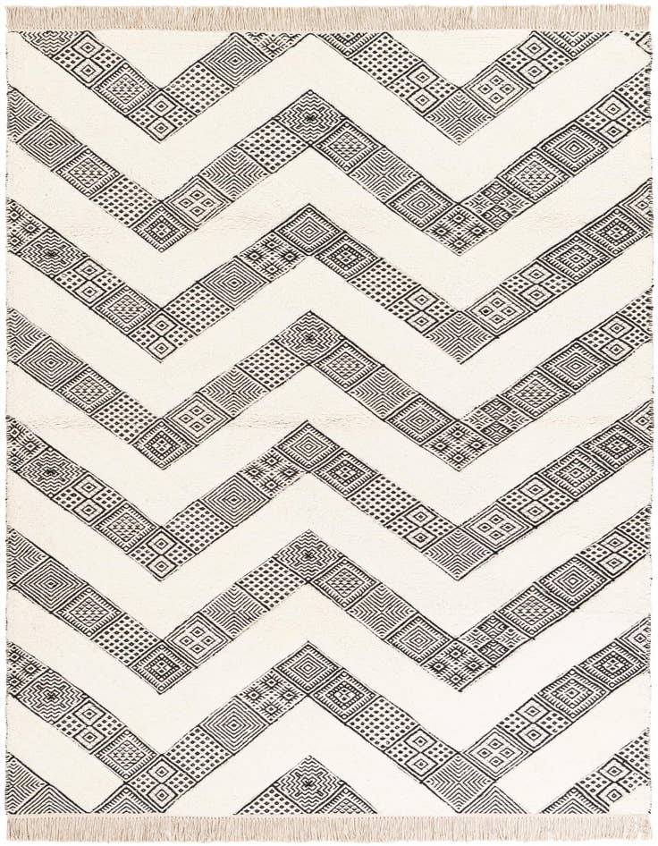 Detail image of  5' x 8'  Hand Woven Braided Jute Rug