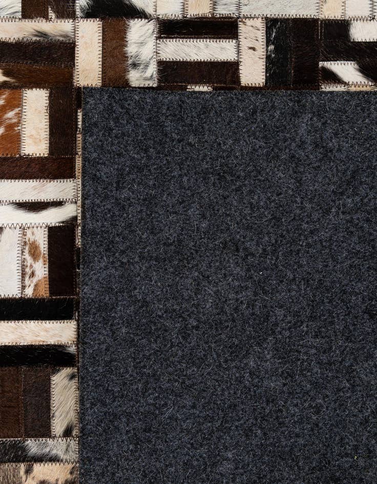 Detail image of  7' 11 x 10' Cowhide - Patchwork Rug