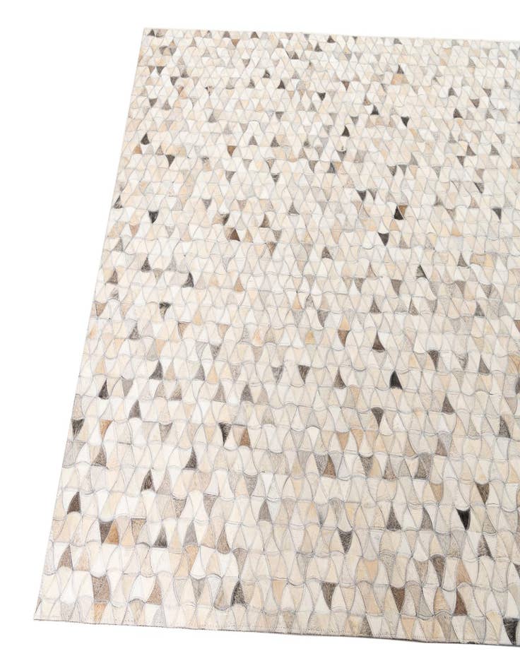 Detail image of  5' x 7' 9 Cowhide Leather Rug