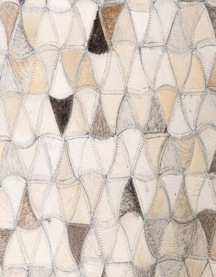 Detail image of  5' x 7' 9 Cowhide Leather Rug